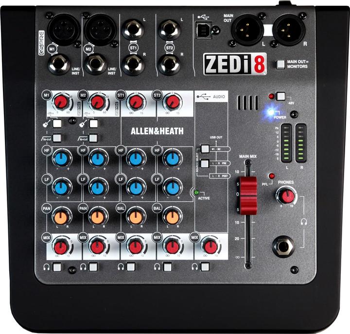 Actual product image Allen & Heath ZEDi-8 (Studio- and Livemixer)