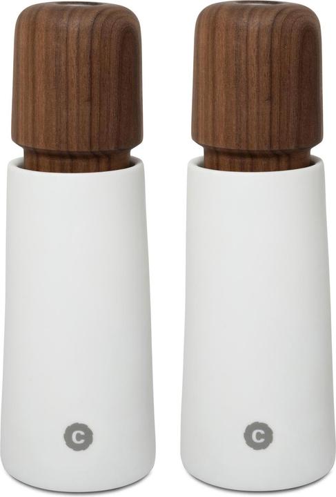 Produktbild Crush Grind Gewürzmühle Stockholm 16.8 cm, Hellbraun/Weiss (Diverse Gewürze)