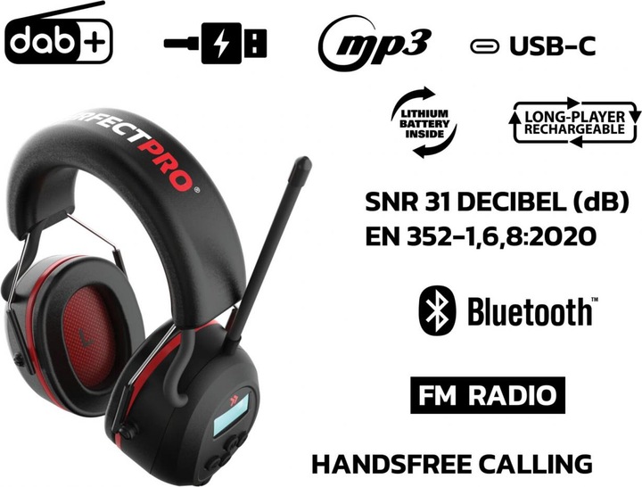 Productafbeelding PerfectPro Oorbeschermers H-40 (1 x)