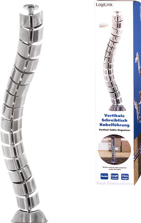 Productafbeelding LogiLink Flexibele kabelgoot voor het bureau, 720 x 75 mm (15 G (Kabeldoorvoer, 72 cm)
