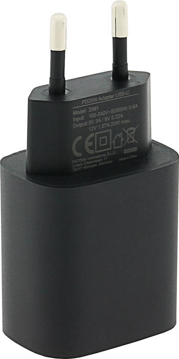 Produktbild Patona Netzteil PD 20W UCB-C 5V Black (20 W)