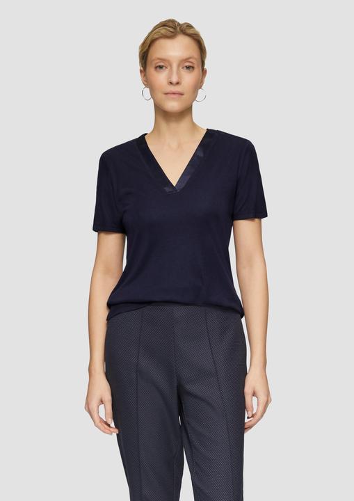 Actual product image S.Oliver T-Shirt T-Shirt mit Satinausschnitt (36)