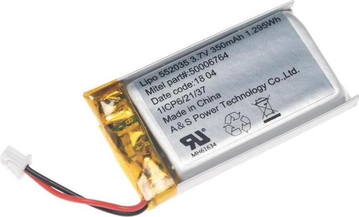 Actual product image Mitel Replacement battery for 6900 Bluetooth handset