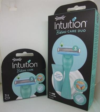 Produktbild Wilkinson Intuition Bikini Care Duo Razor mit Post Shave Lotion und 4 Klingen