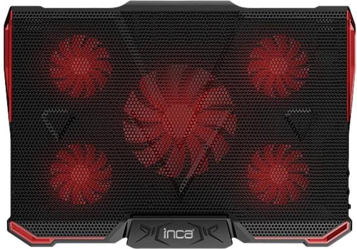 Actual product image Inca ARRAX GAMING NOTEBOOK COOLER 5X FAN, 6 STEPS, 2X USB, 13 ""-17