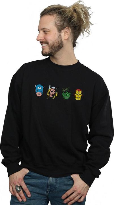 Produktbild Avengers Comic Heads Sweatshirt (3XL)
