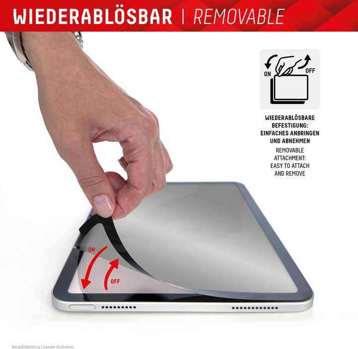 Produktbild Displex Tablet Privacy Safe, Tablet Blickschutzfolie (1 Stück, iPad Pro 11 2024 (M4))