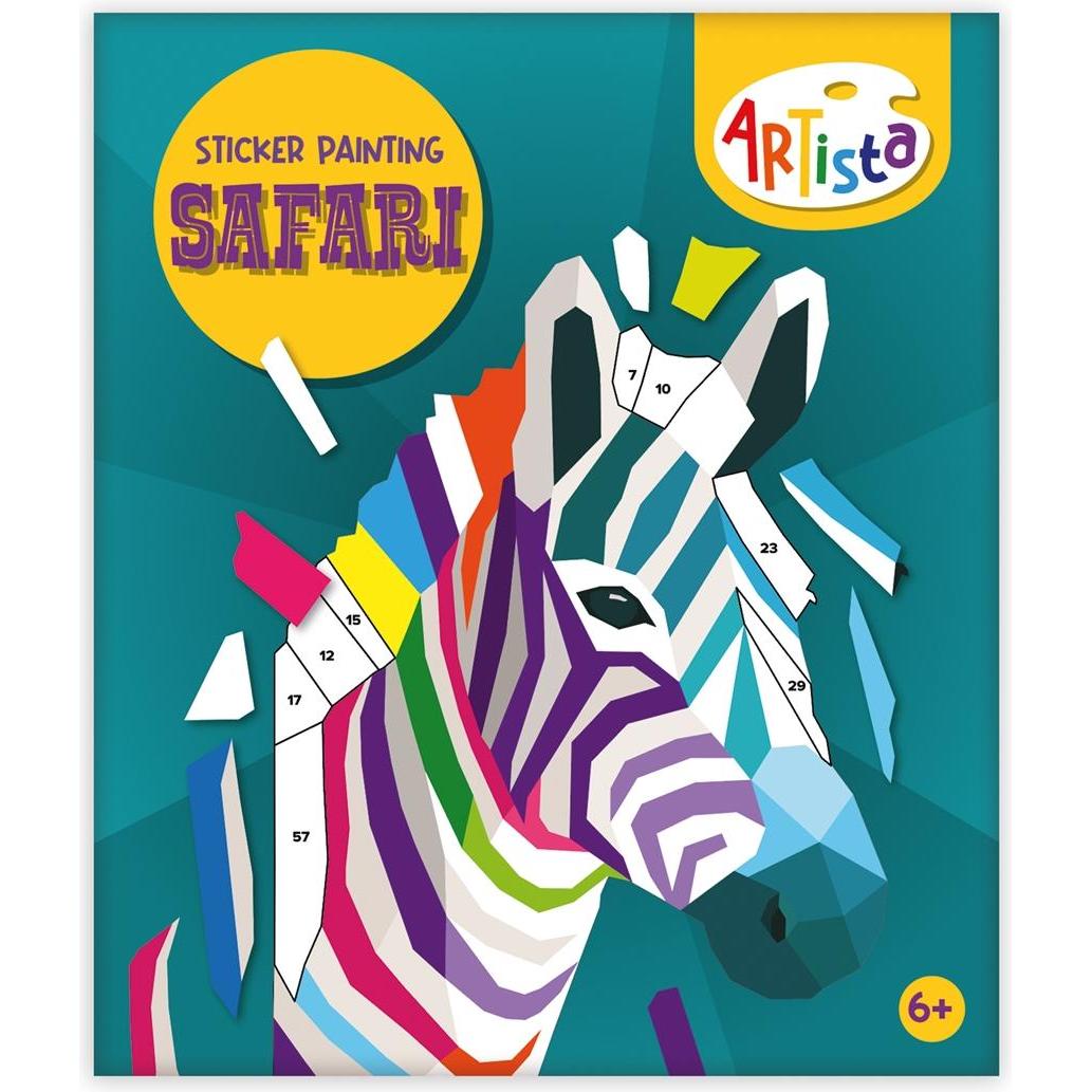 Artista, Sticker, Sticker Painting Buch Safari