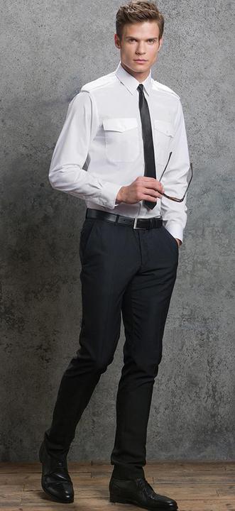Actual product image Kustom Kit Pilot shirt long sleeve