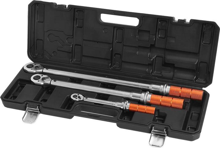 Neo Jeu de clés dynamométriques 1/4", 3/8", 1/2" 3 pcs. (1/2", 1/4", 3/8", 5 - 25 Nm)