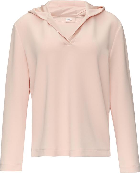 Produktbild s.Oliver Sweatshirt Kapuzenshirt mit Satin-Details (44)