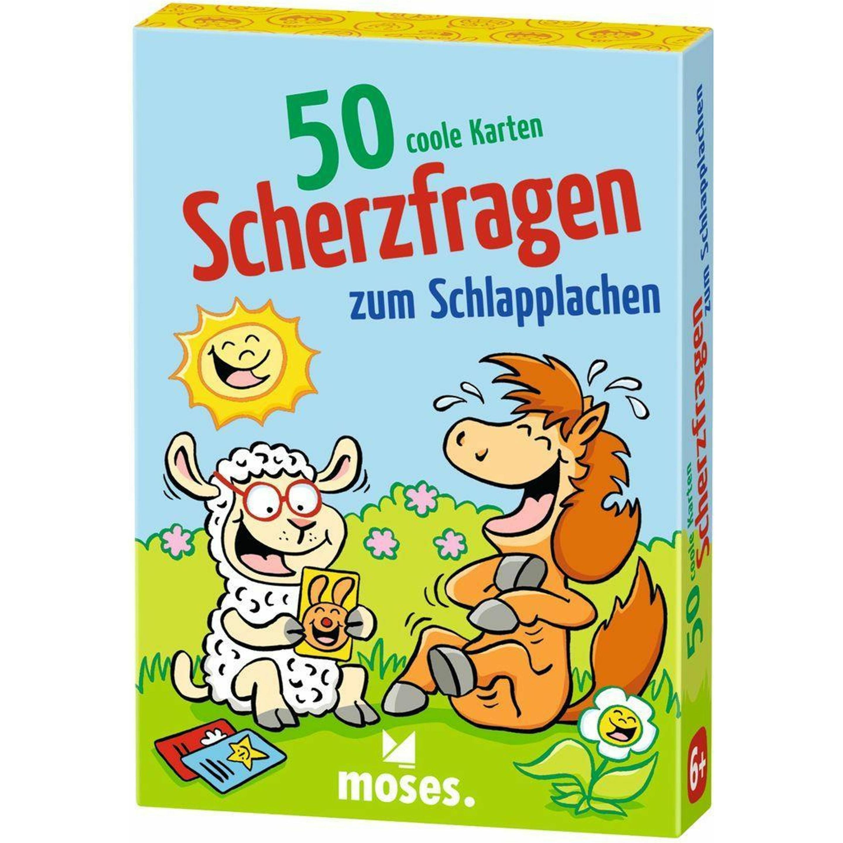 Magni 30255 Coole Schlapplachen, 50 Karten mit witzigen Scherzfragen für Kinder ab 6 Jahren, Witze-S (Deutsch) (30255)