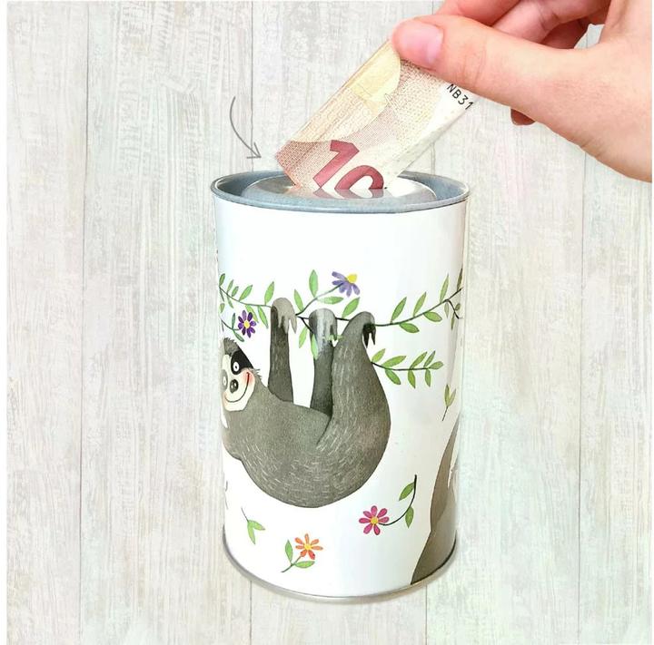 Actual product image Grätz Sloth money box, width: 8.3 cm, height: 12.5 cm (8.5 x 8.5 x 13 cm)