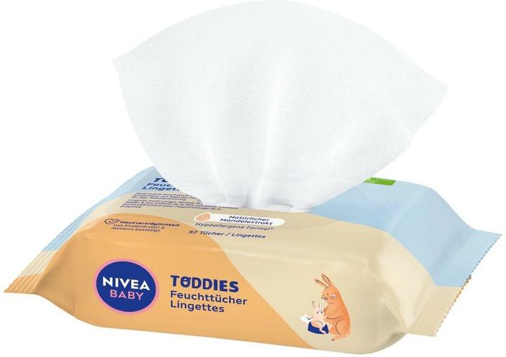 Produktbild NIVEA Multipack Toddies Feuchttücher (12 Stück) (12 x 57 Stk.)