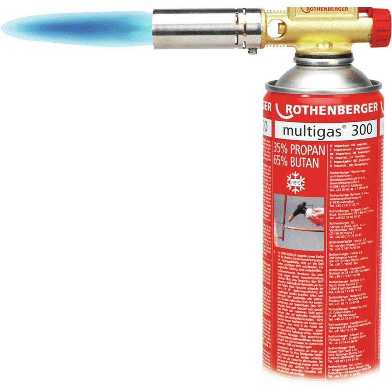 Rothenberger, Saldatore, Bruciatore EASY FIRE con gas MULTIGAS300