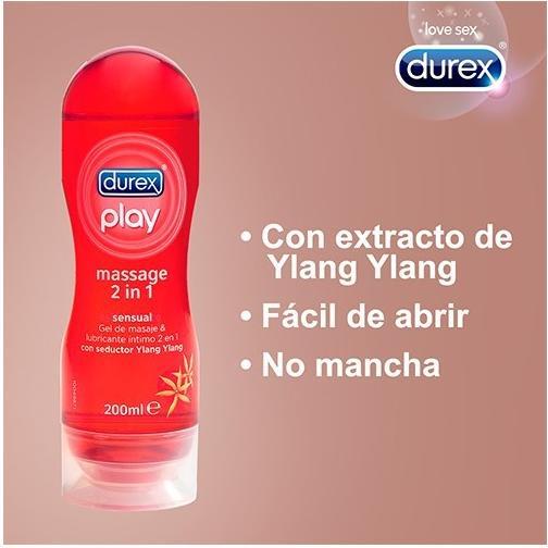 Produktbild Durex MASAJE 2 EN 1 SENSUAL - YLANG YLANG 200 ML (200 ml)