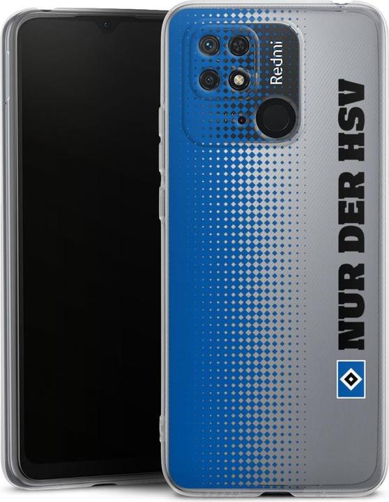 Produktbild DeinDesign Silikon Hülle für Xiaomi Redmi 10C Handyhülle Case Smartphone Schutzhülle HSV Logo transparent (Xiaomi Redmi 10C)
