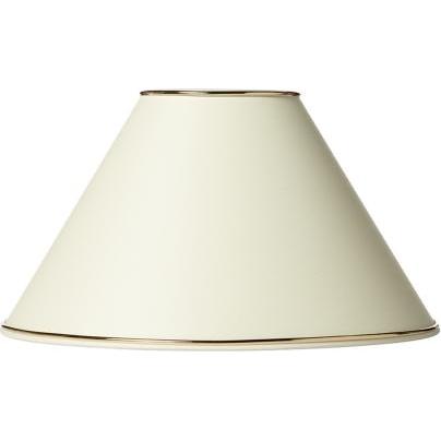 Nielsen Light, Zubehör Beleuchtung, Lampeskaerm Marie Højde 17,0 cm Creme M/Guldkant