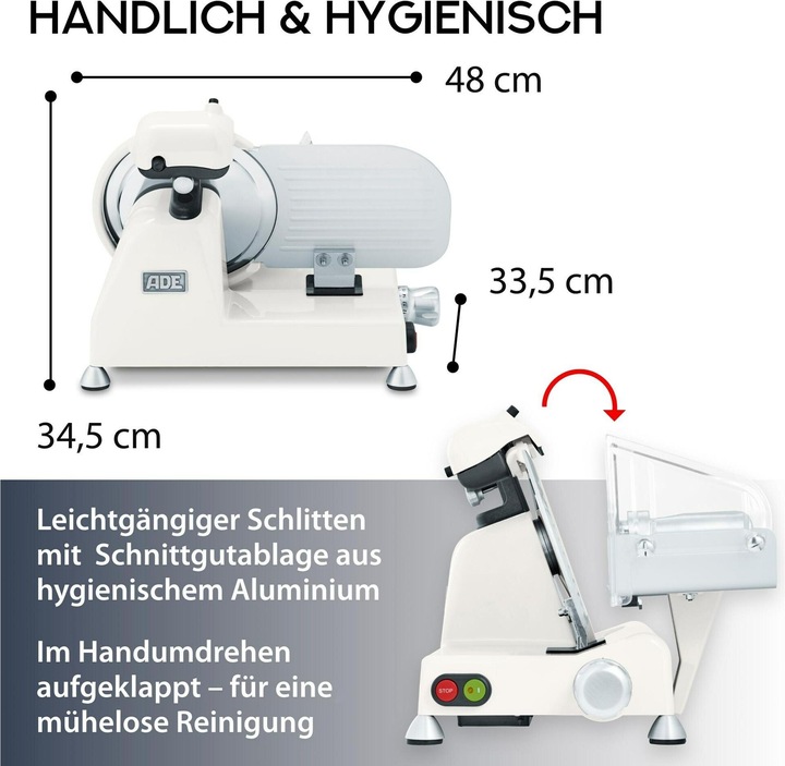 Actual product image ADE electric universal slicer KA1806