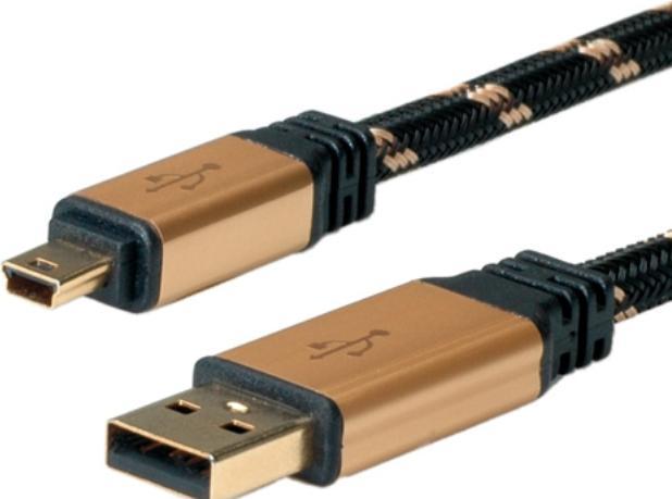 Image du produit Roline Gold USB 2.0 (1.80 m, USB 2.0)