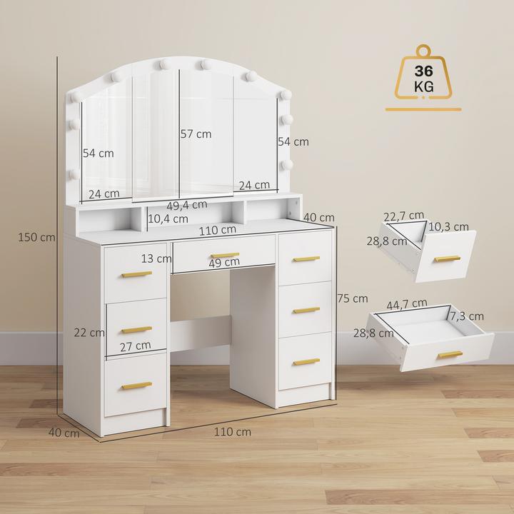 Produktbild Homcom Schminktisch