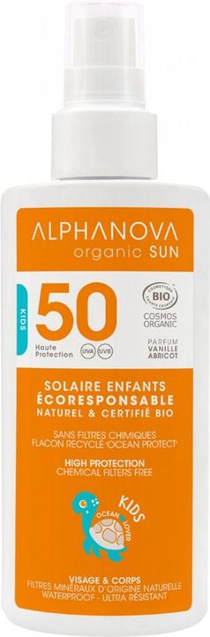 Actual product image Alphanova SUN Spray Kids bio SPF50 without nanoparticles (Sun spray, SPF 50, 157 g)