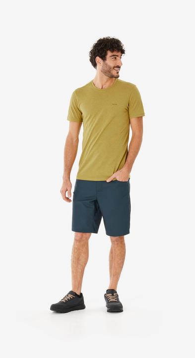 Actual product image Quechua Wandershirt Herren kurzarm - NH500 Fresh khaki (XXL)