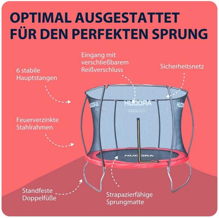 Produktbild Hudora Fantastic Trampolin 300V (300 cm)