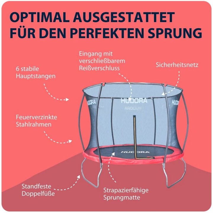 Produktbild Hudora Fantastic Trampolin 300V (300 cm)