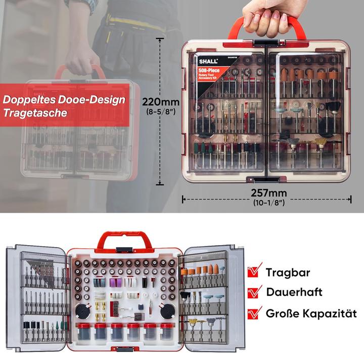 Actual product image Shall Multifunktionswerkzeug Zubehörset
