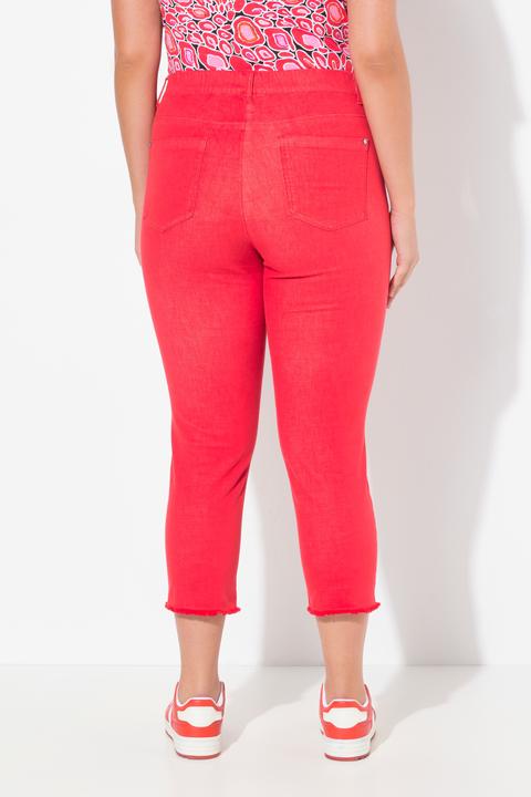 Produktbild Ulla Popken 7/8-Hose Sienna, Fransensaum, schmales Bein (56)