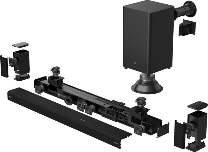 Actual product image JVC Soundbar TH-E874B 5.1.2 Wireless Sub Dolby A. (520 W, 5.1.2 Channel)