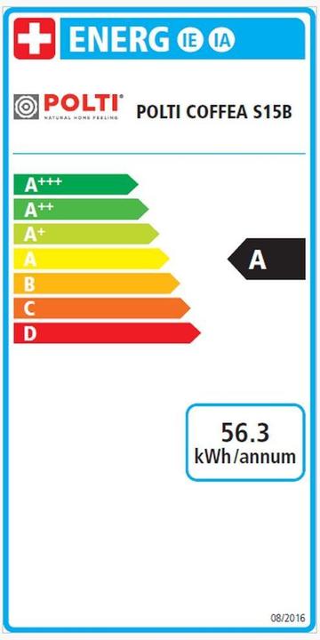 Energie-Label Polti Coffea S15B (E.S.E.)