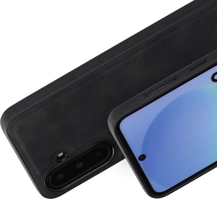 Actual product image Mobiparts Classic Backcover Samsung Galaxy A36 Graphite Black (MagSafe Compatible) (Samsung Galaxy A36)