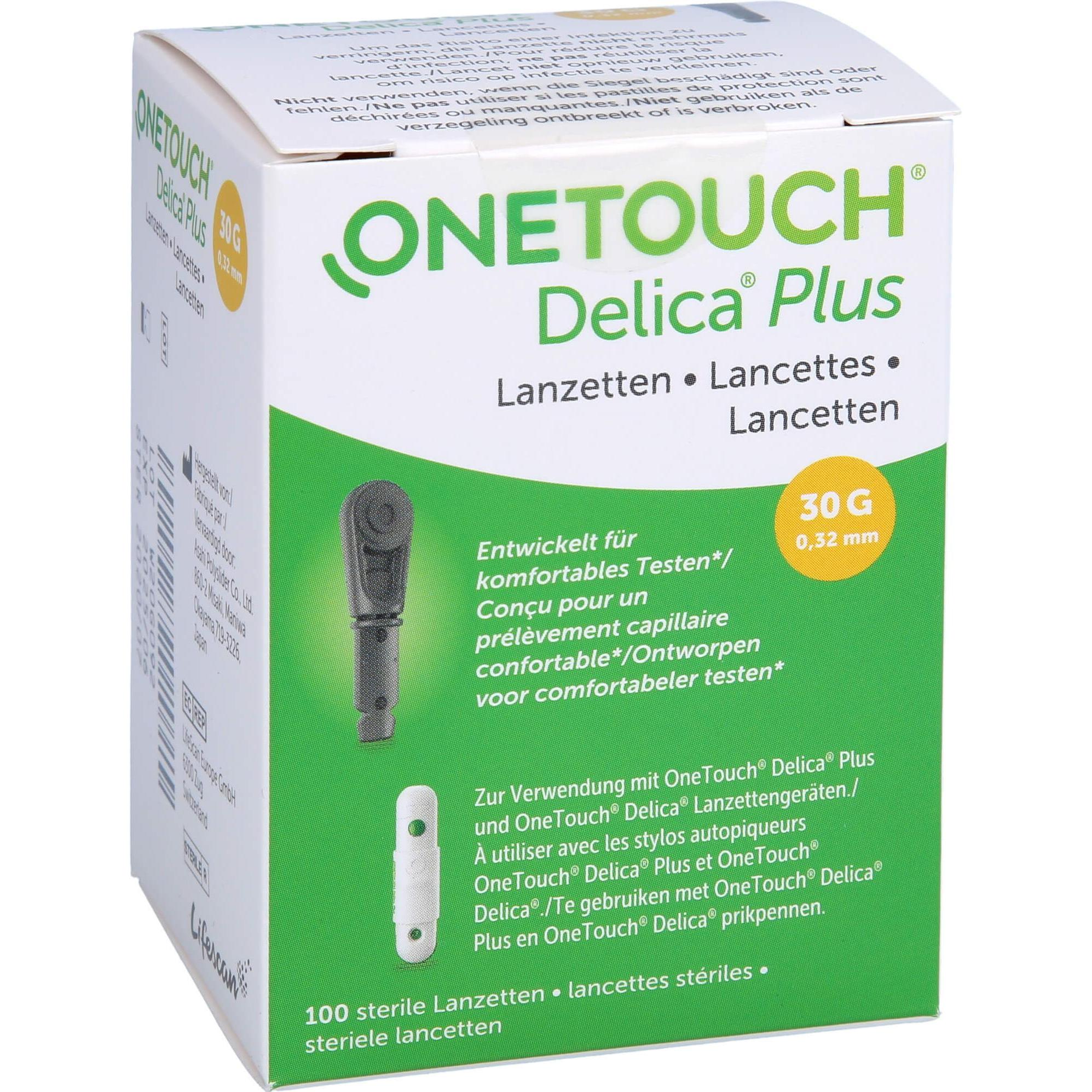OneTouch, Bluttest, One Touch Delica Plus Lanzetten, 100 St LAN (Lanzette)