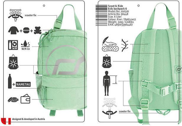 Actual product image Scoot and Ride Scoot&Ride Backpack (9 litres) (9 l)