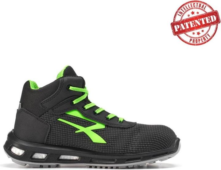 Produktbild U-Power Sicherheitsstiefel RedLion HARD Grösse 46 schwarz/grün S3 SRC ESD EN ISO 20345 Putek Technology (S3, 46)