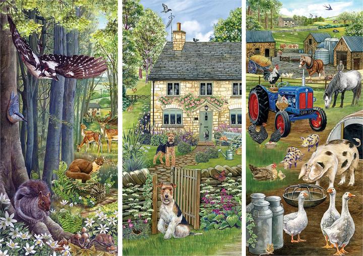 Actual product image Jumbo 1110500242 - Woodland Farm - 1000 pieces (1000 pieces)