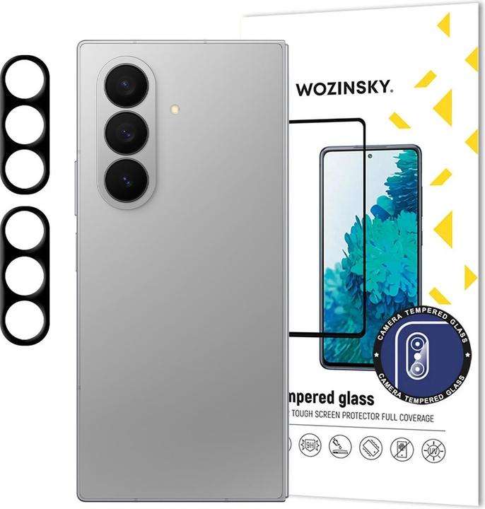 Produktbild Wozinsky Schwarzes Vollkameraglas für Samsung Galaxy Z Fold 7, 2er-Set (2 Stk., Samsung Galaxy Z Fold7)