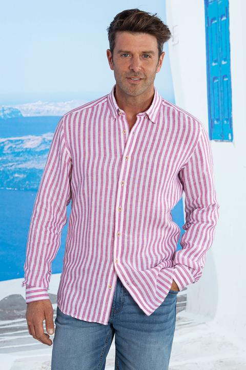 Produktbild Compass Streifen-Leinenhemd (S)