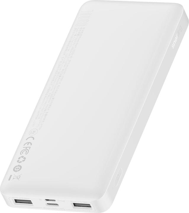 Actual product image Baseus Powerbank Bipow 10000mAh, 15W (white) (10000 mAh, 15 W, 37 Wh)