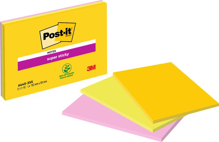 Produktbild Post-it Super Sticky (152 x 101 mm)