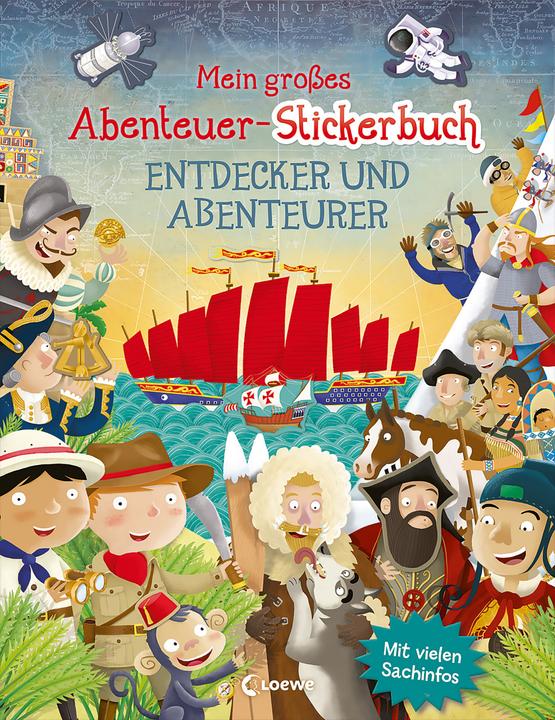 Produktbild Mein grosses Abenteuer-Stickerbuch - Entdecker und Abenteurer