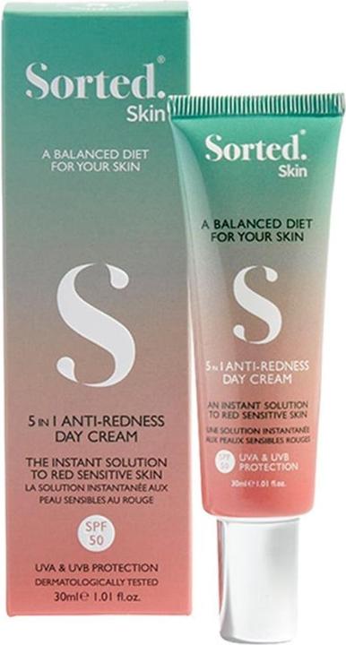 Produktbild Sorted Skin 5 in 1 Anti-Redness Day Cream - SPF50 30 ml