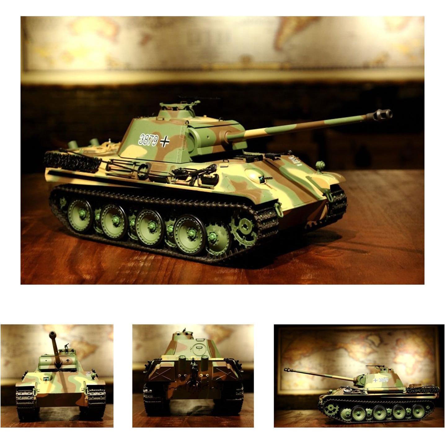Es-toys Heng Long RC Panzer Panther G 1:16 Rauch (RTR Ready-to-Run)