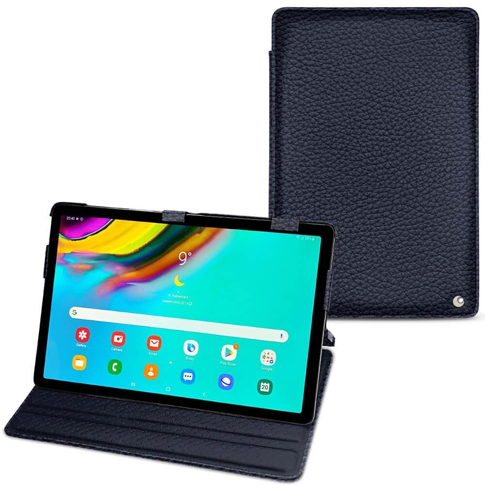Noreve Lederschutzhülle horizontal (Galaxy Tab S5e), Tablet Hülle, Violett