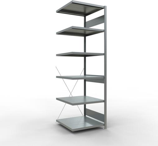 Actual product image Schulte Lagertechnik MULTIplus250 boltless bay system with cross brace