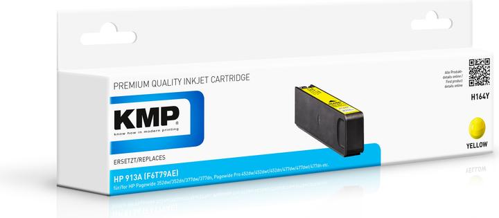 Image du produit KMP Tinte remplacé HP913A (F6T79AE) (Y)