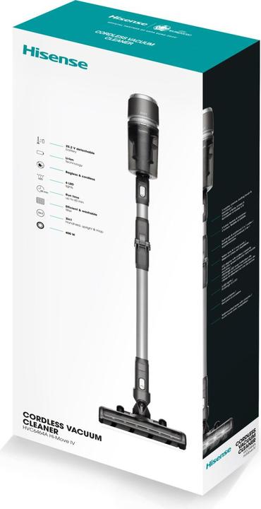 Image du produit Hisense HVC6464A Aspirateur sans fil noir sans sac