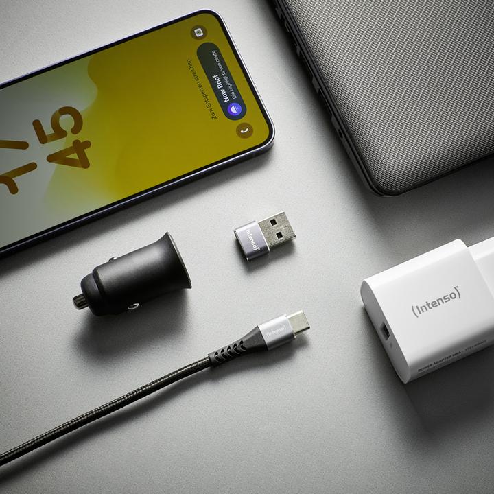 Image du produit Intenso 3-pack USB Adapter USB-C -> USB-A C480A Aluminium (USB 2.0)